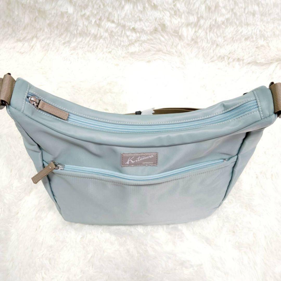 未使用✨ キタムラ ナイロンショルダーバッグ ブルー