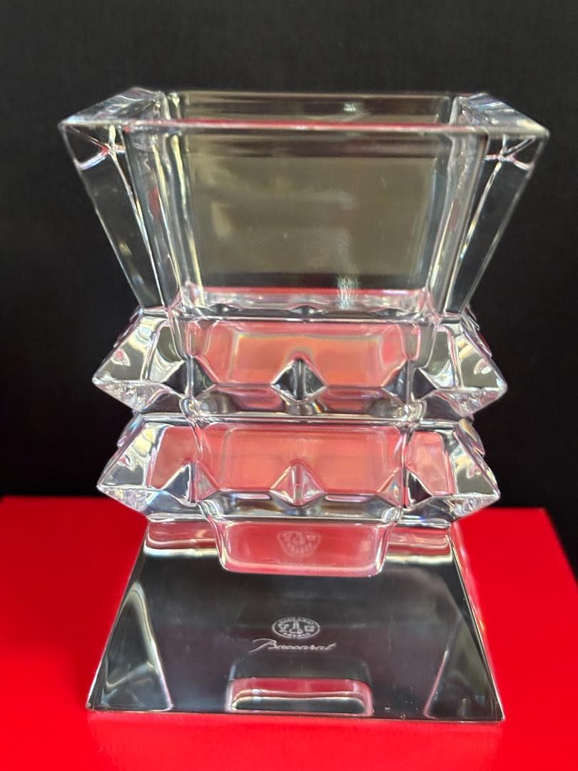 新品◆Baccarat／バカラ◆コロンビーヌベース90◆箱あり◆クリスタルガラス