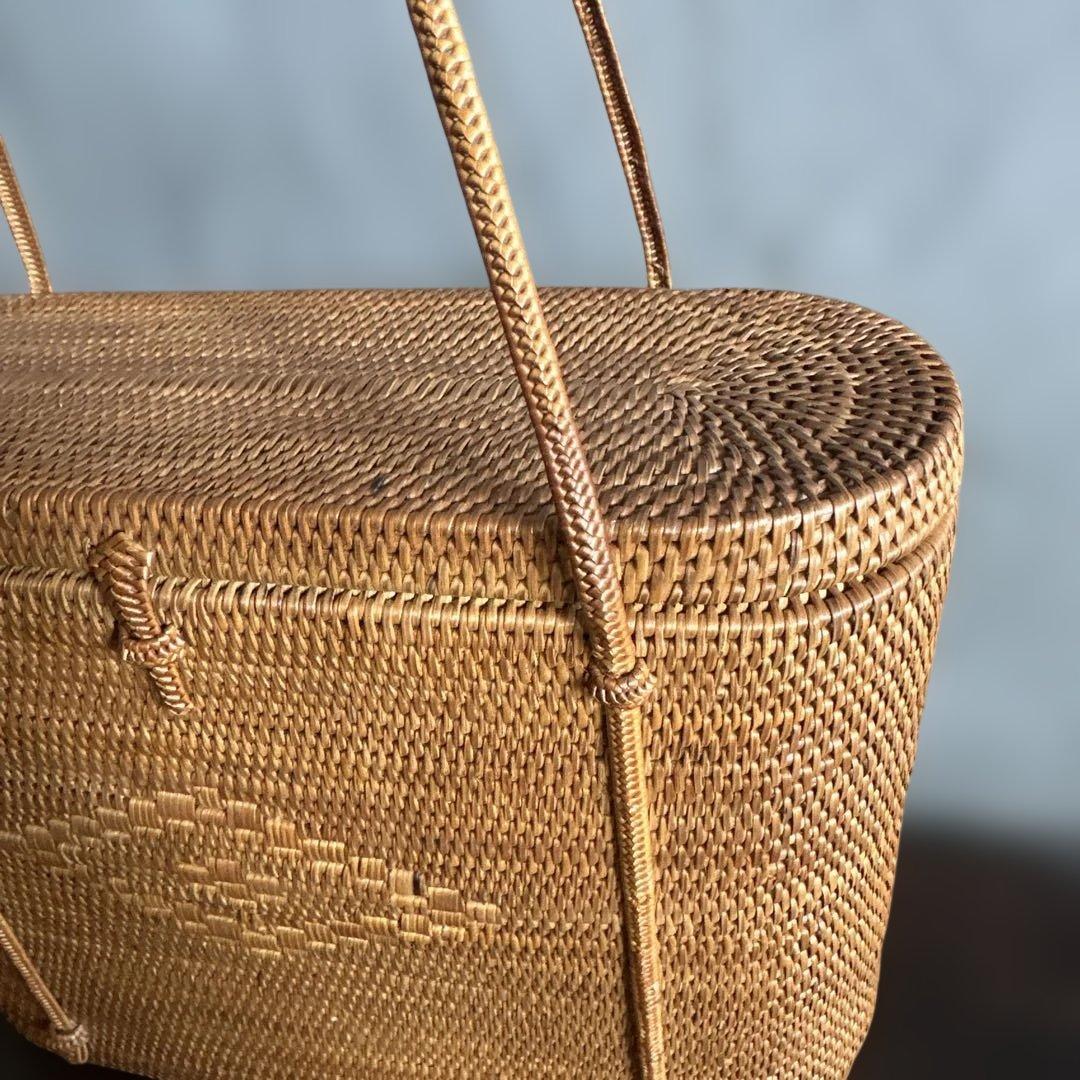 アタかごバッグ　ボックス型