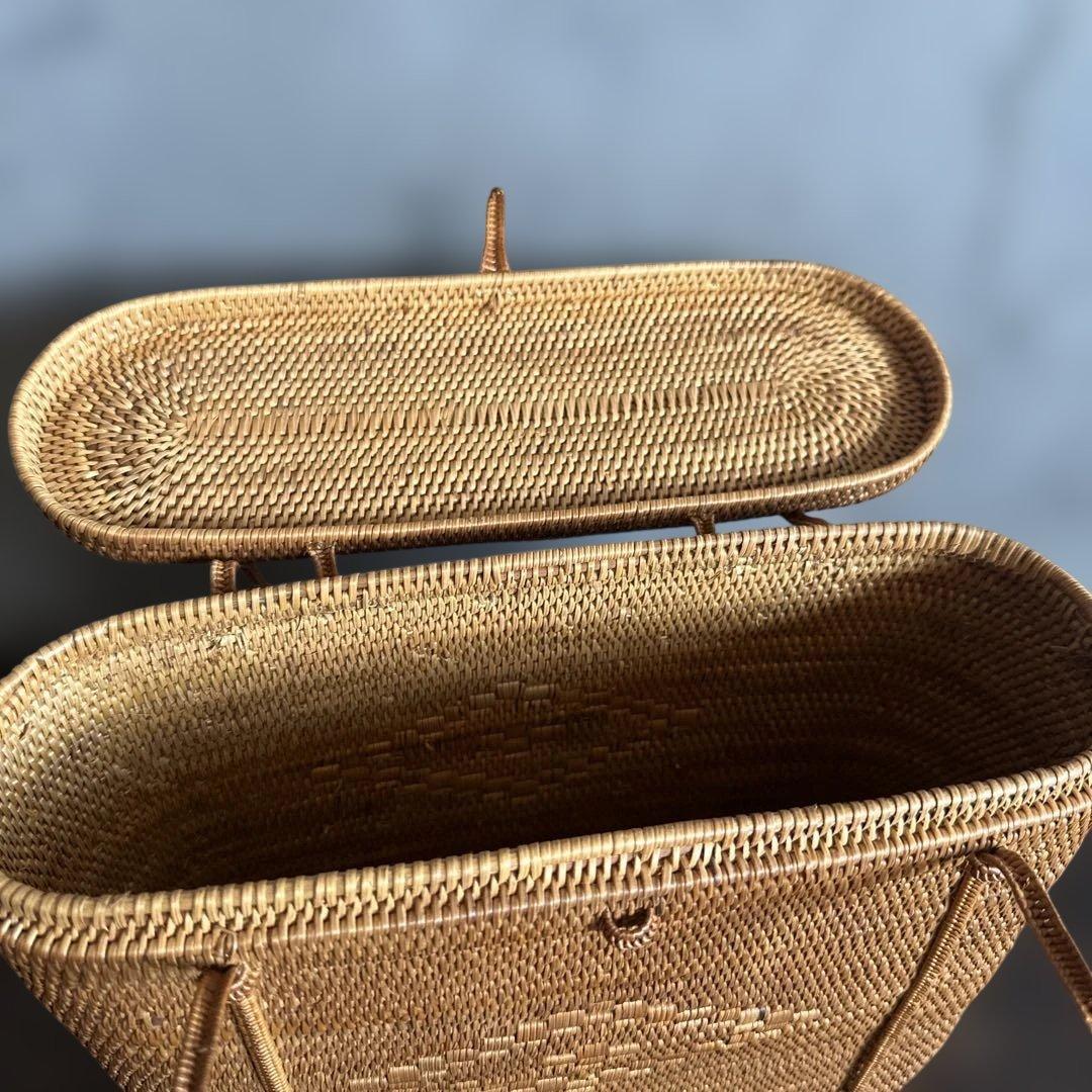 アタかごバッグ　ボックス型