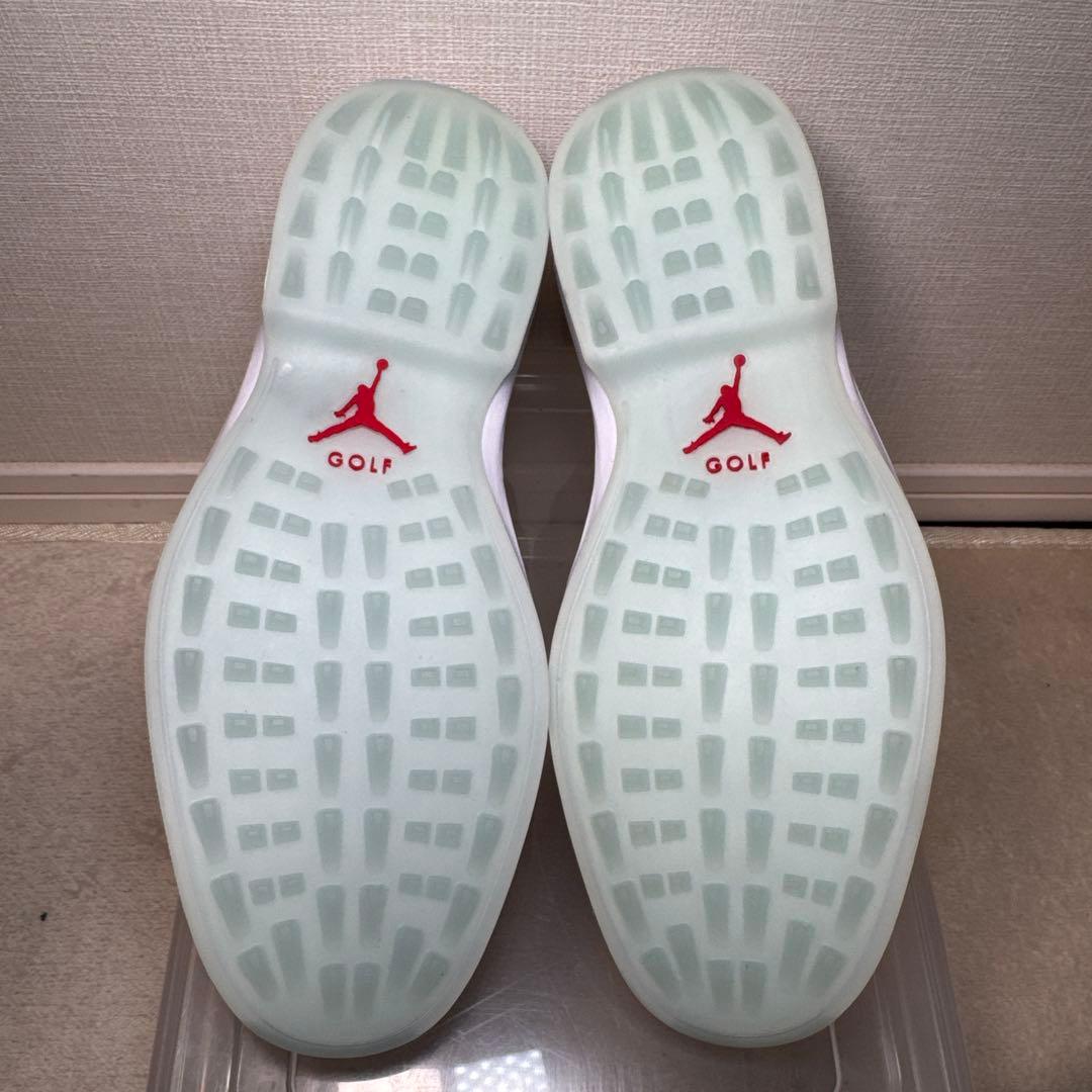 24 未使用　エアジョーダン　ゴルフシューズ　8 26.0 白　ソフトスパイク