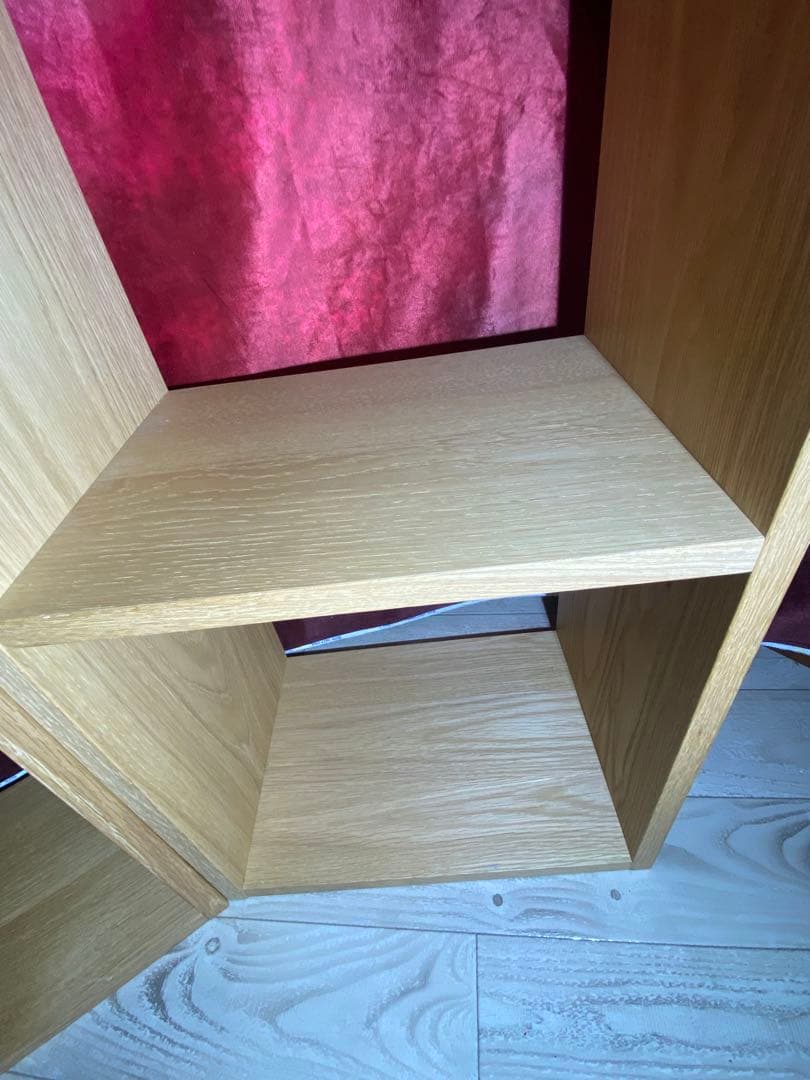 ✨大人気✨お得✨　無印良品　スタッキングシェルフ　3段+ワイド2段オークセット