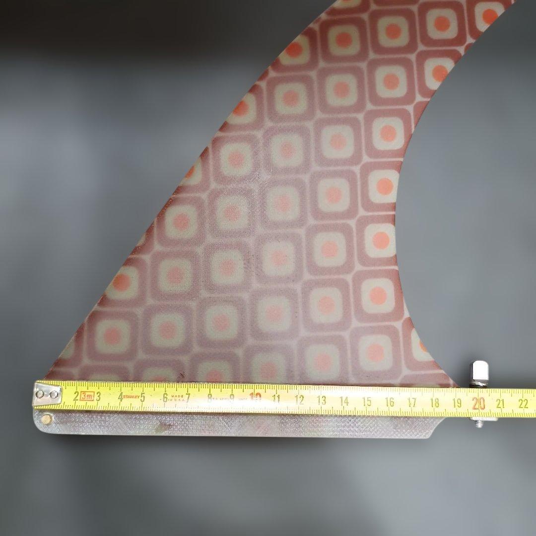 １０インチ アートグラス仕様　ロングボード　シングルフィン