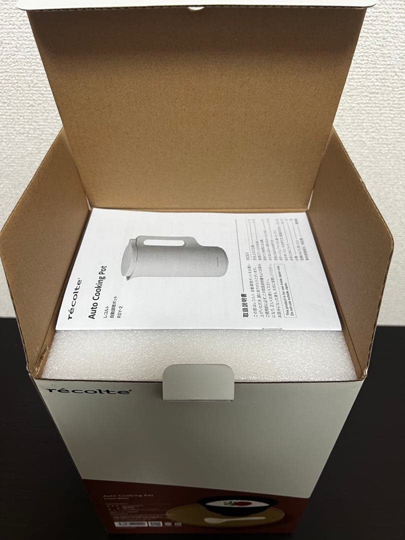 レコルト　自動調理ポット RSY-2(W) クリームホワイト