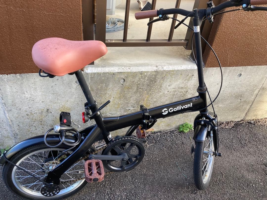 Gallivant マットブラック折りたたみ自転車