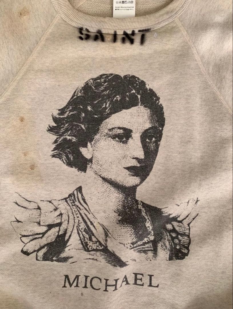 トップス SAINT Mxxxxxx RAGLAN SWEAT MICHAEL