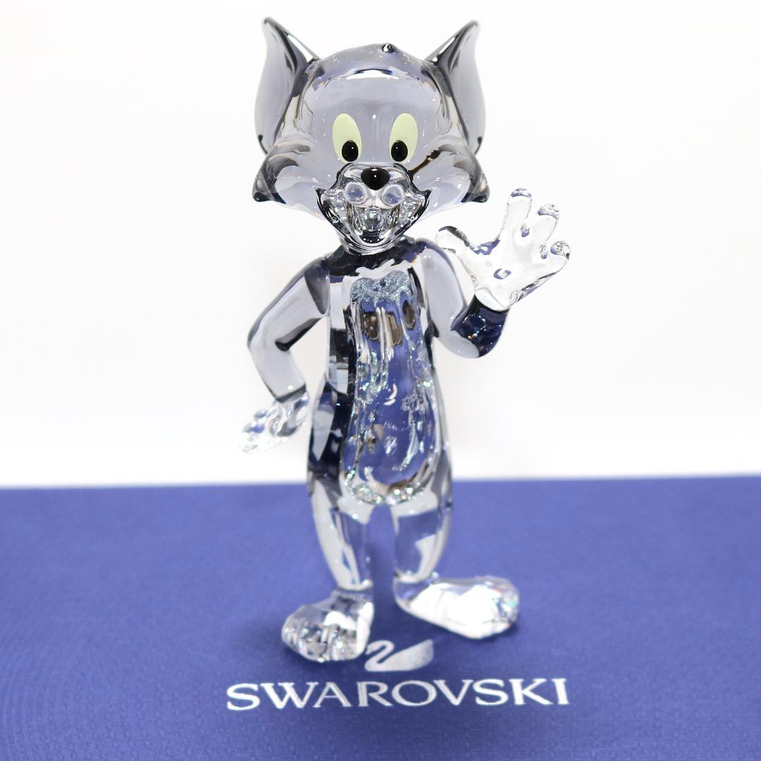 【極美品】スワロフスキー トム トムとジェリー 置物 トム&ジェリー