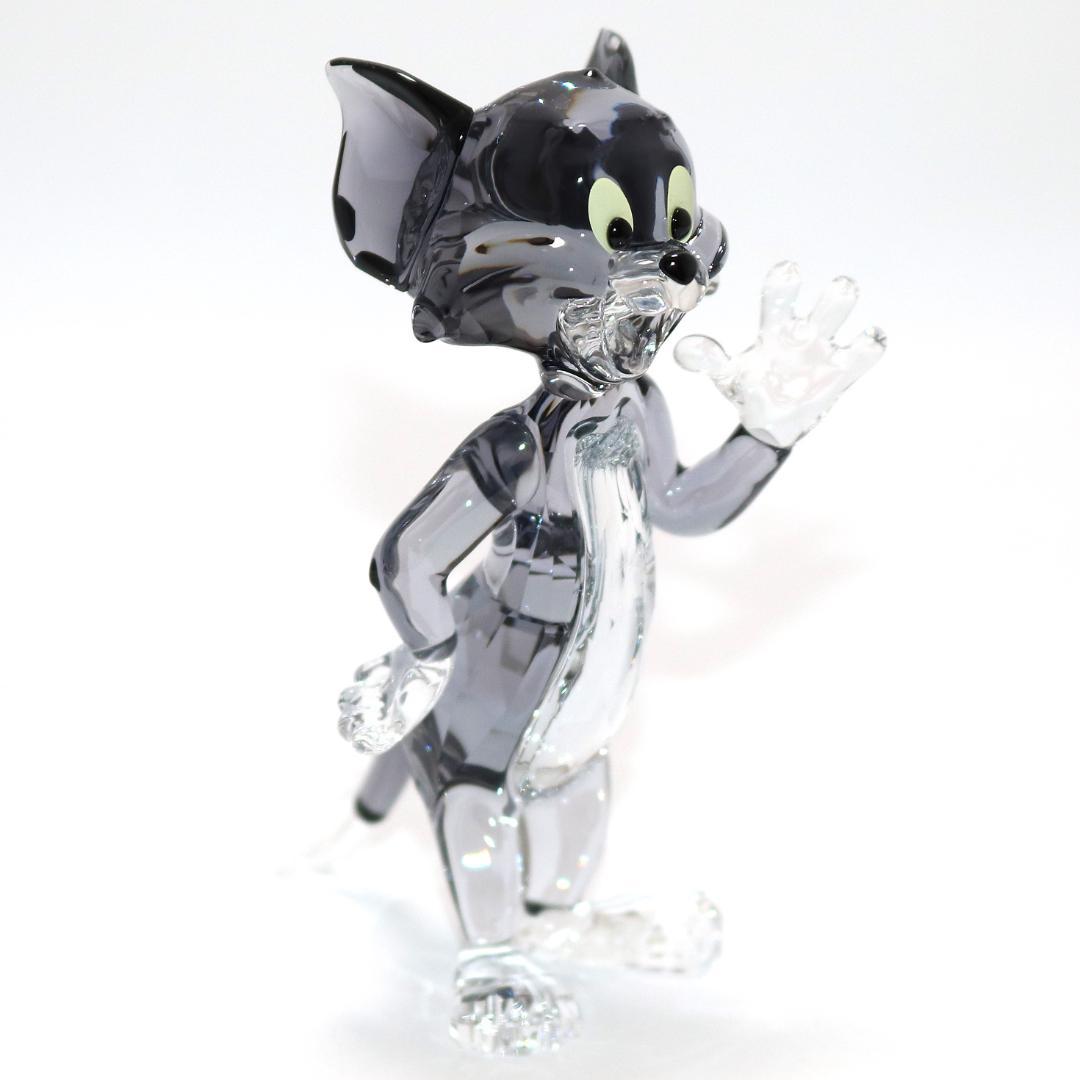 【極美品】スワロフスキー トム トムとジェリー 置物 トム&ジェリー