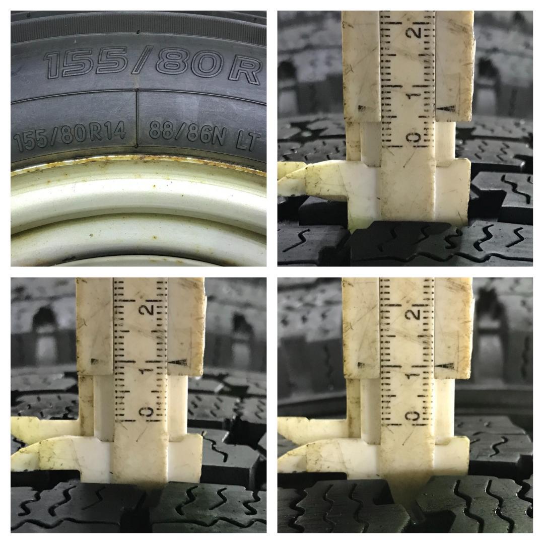 専用4 TOYO 155/80R14 LT 2023年製 スタッドレス