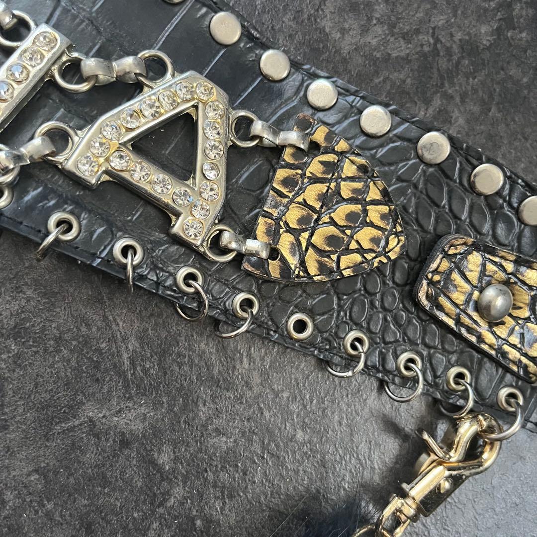 【オマケ付き】 激レア‼︎d.i.a.ロゴ入りベルト チェーン3本セット