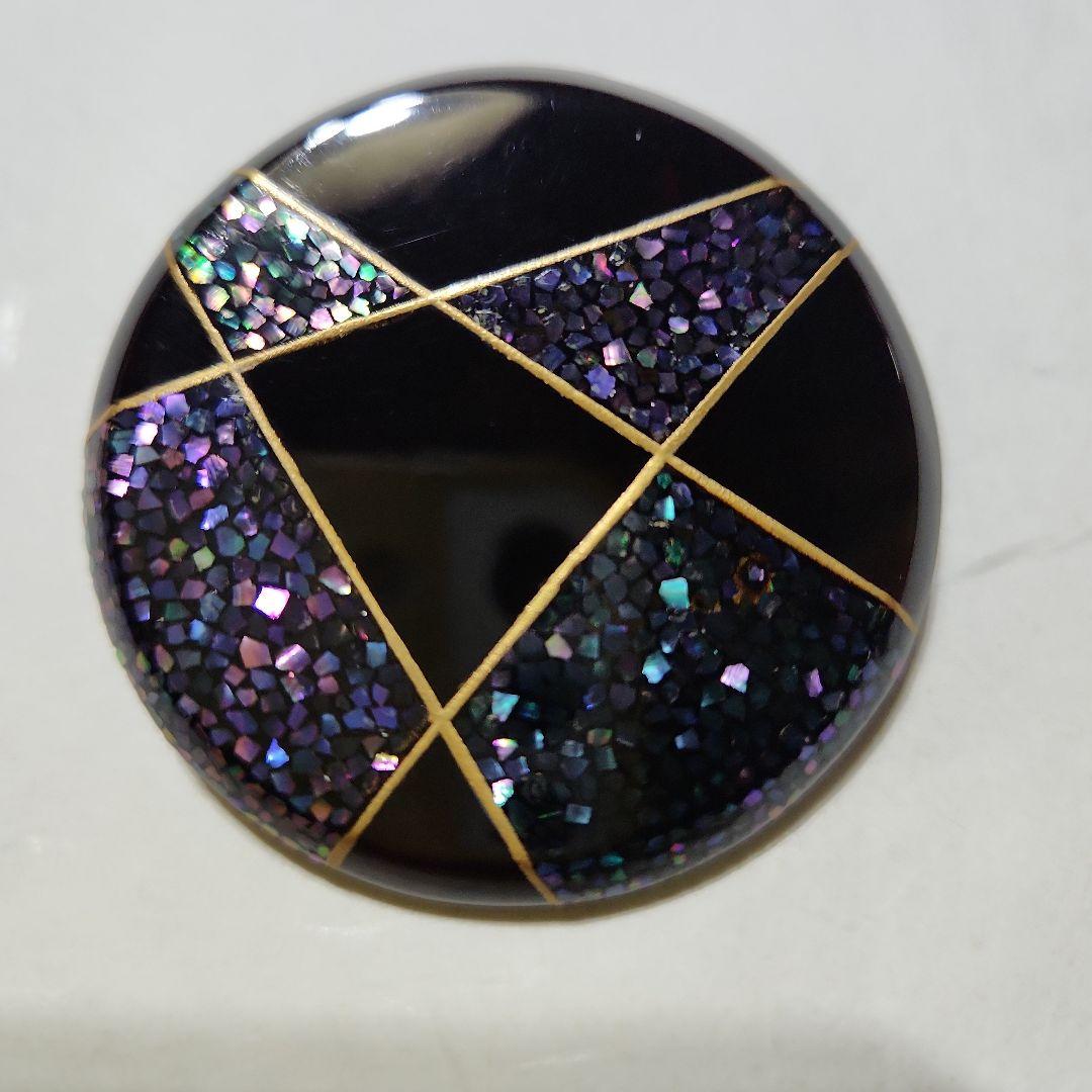 ★専用★鼈甲蒔絵付きペンダント、ブローチK18金線入り