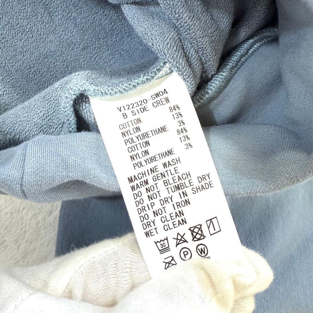 V12 刺繍ロゴ 高機能 裏起毛 ストレッチ長袖スウェット L レディース
