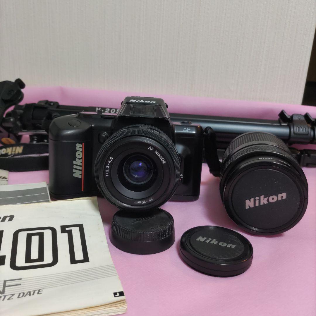 【3点セット】ニコン　フィルムカメラ　 望遠カメラ　3脚