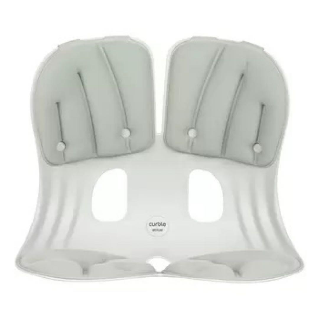 【美品】カーブルチェア グランド グレー 腰痛 骨盤サポート 姿勢矯正 座椅子