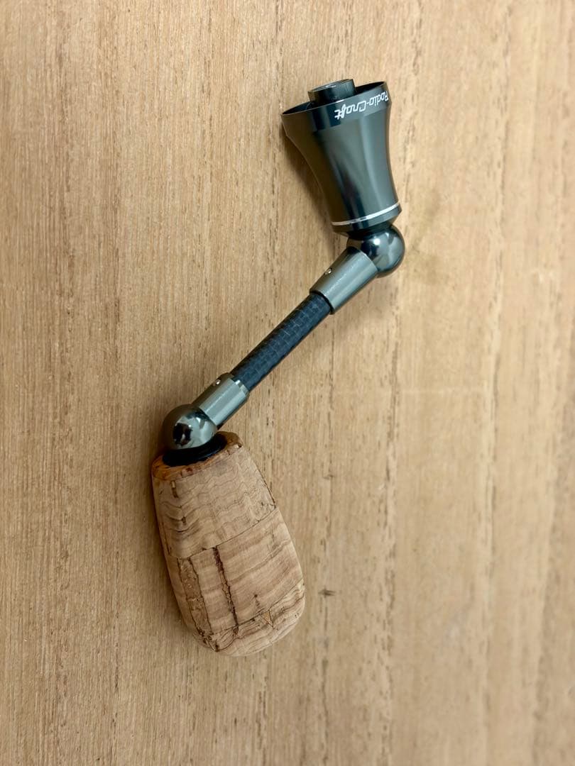 ロデオクラフト　RCシングルスピニングカーボンハンドル　40㎜