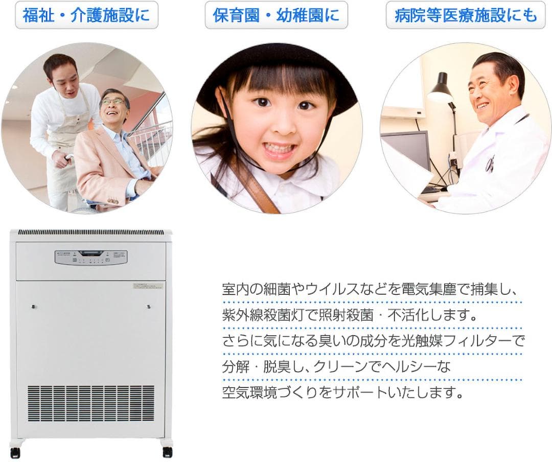 【業務用】空気除菌脱臭装置 コア・マイスター ホープ7F コアテック