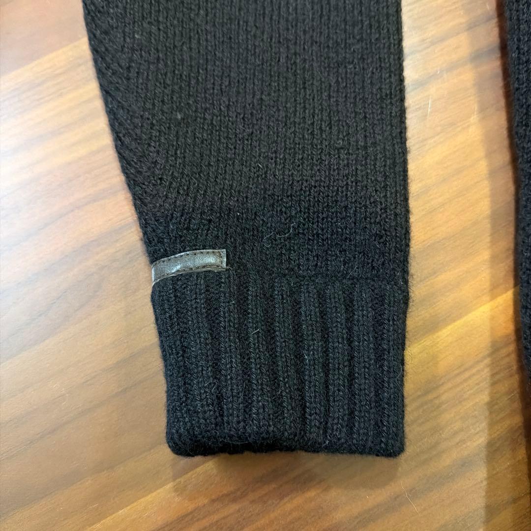 ザイノウエブラザーズ　セーター BLACK サイズM Babyアルパカ100%