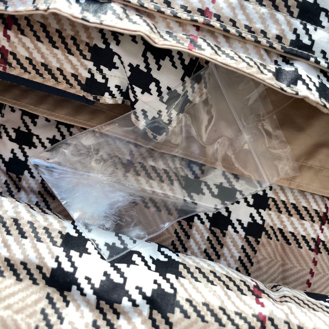 未使用★バーバリーロンドン　ノバチェック　羽毛　肌掛け布団