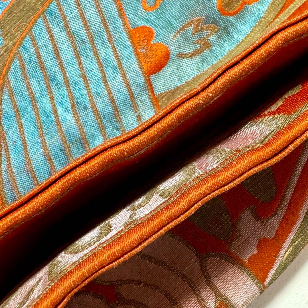 アンティーク帯 子供用帯 七五三 乱菊 三味線 グラデーション NO-1136