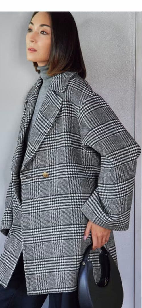 ★ドゥクラッセ★メタルボタン・ピーコート 新品◆試着のみ極美品◆深めポケット