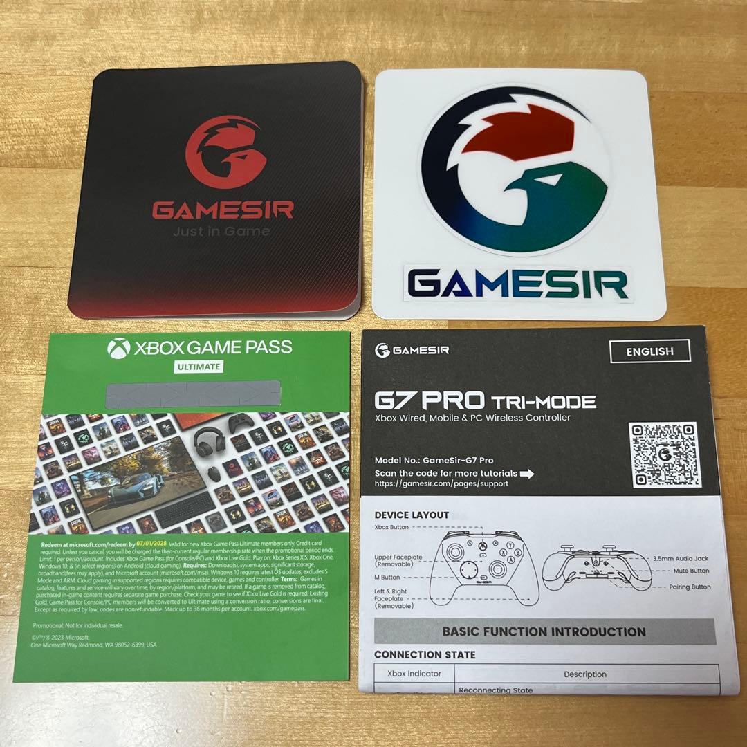 GameSir G7 Pro Black 黒 国内正規 有線無線 コントローラー