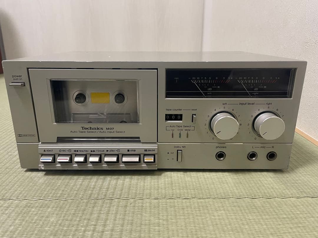 【希少】　Technics RS-M07 カセットデッキ シルバー　即日発送！