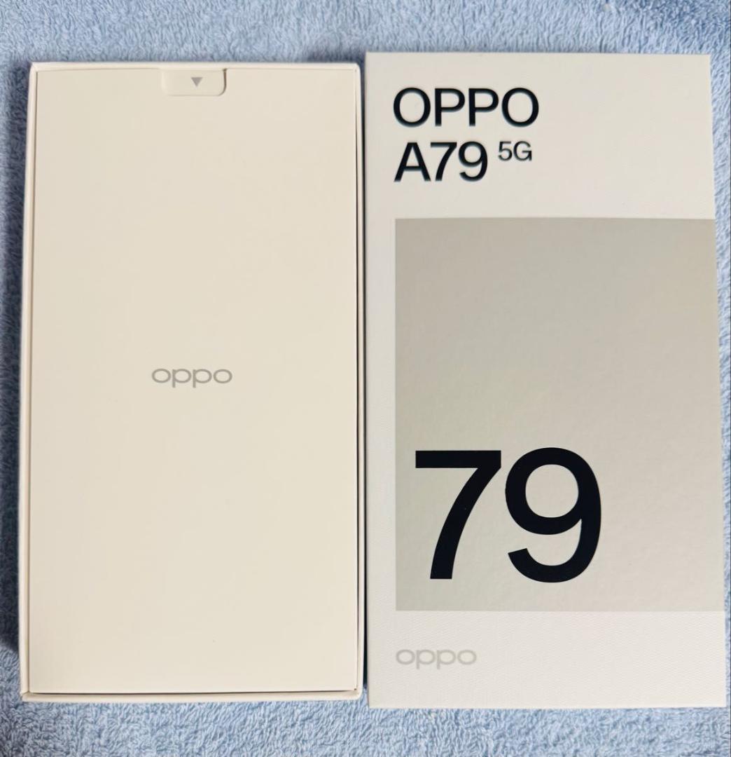 [美品]OPPO A79 5G SIMフリー グローグリーン ⑰