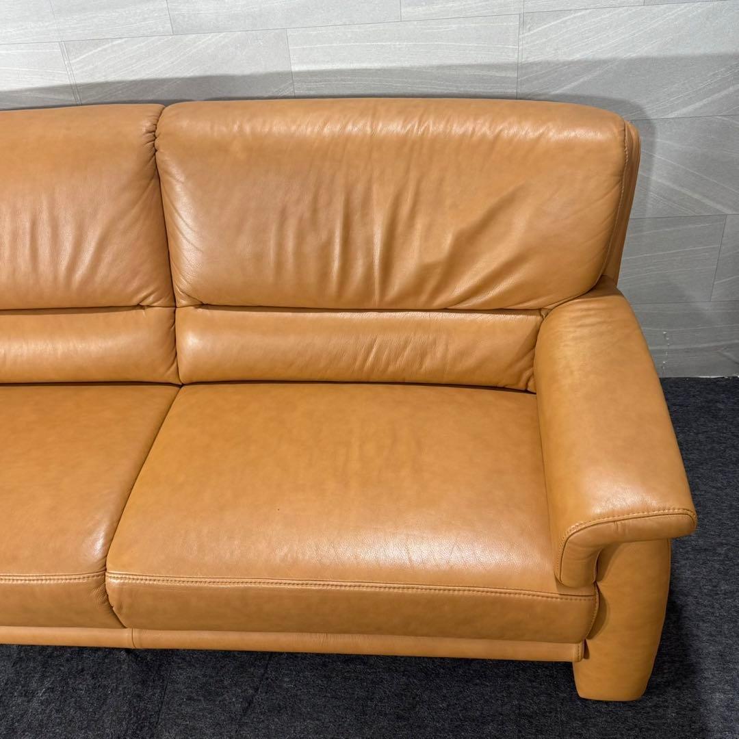 himolla ヒモラ ソファ 3人掛け ベルク 総本革 レザー d4945