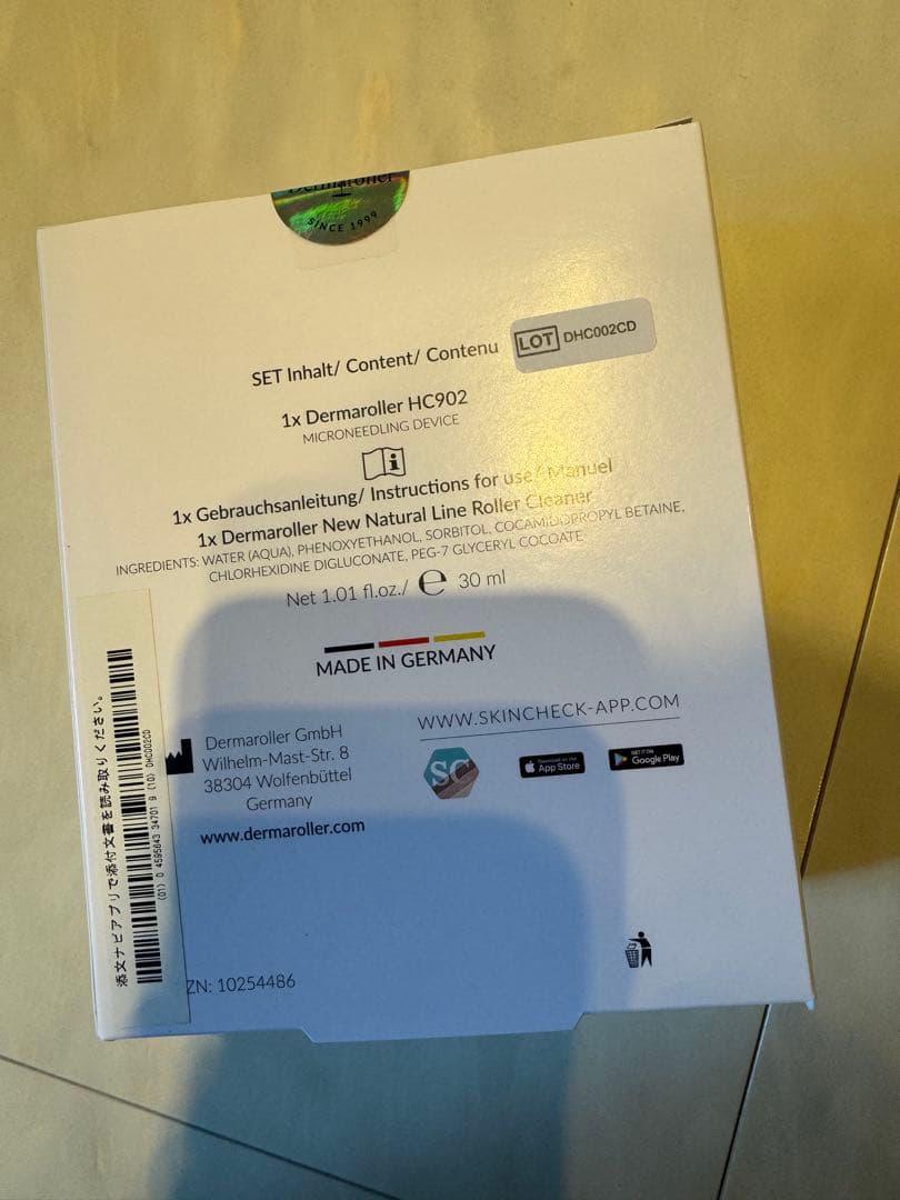 【未開封】Dermaroller HC 902 & ローラークリーナーセット