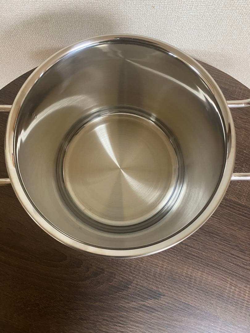 ジオ・プロダクト 深型両手鍋21cm【 直火 IH 対応 鍋 ステンレス 】