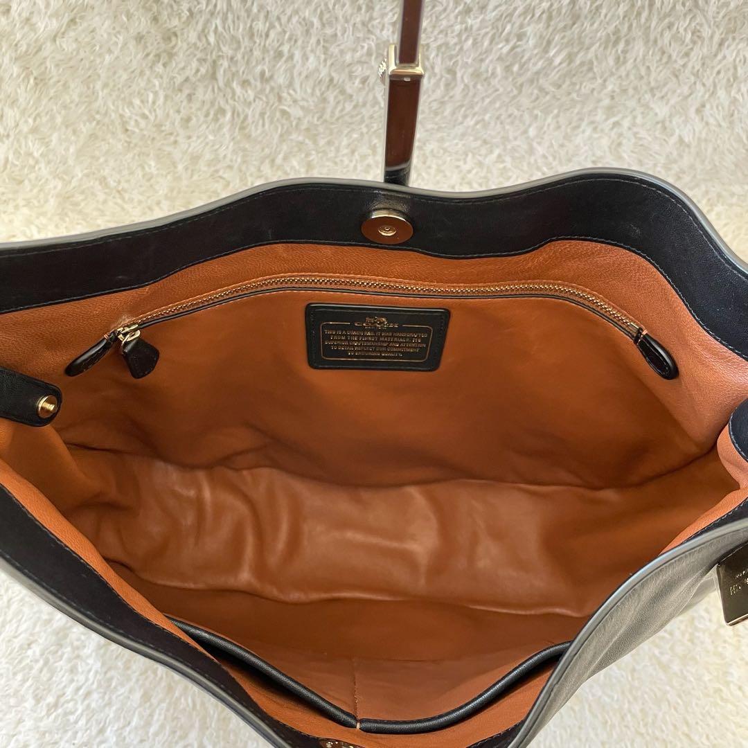 coach ショルダーバッグ ハンドバッグ 2way 斜めがけ 黒