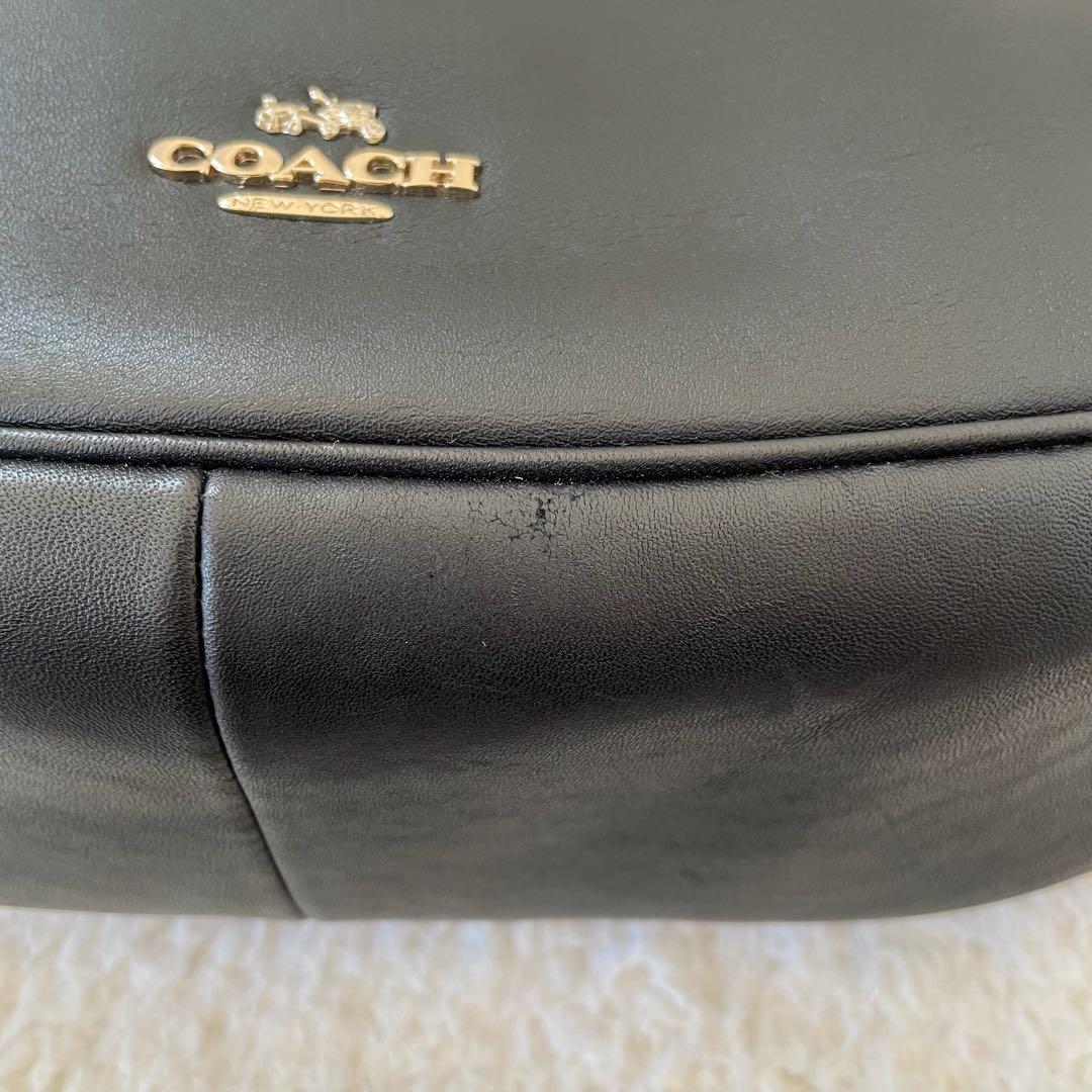 coach ショルダーバッグ ハンドバッグ 2way 斜めがけ 黒