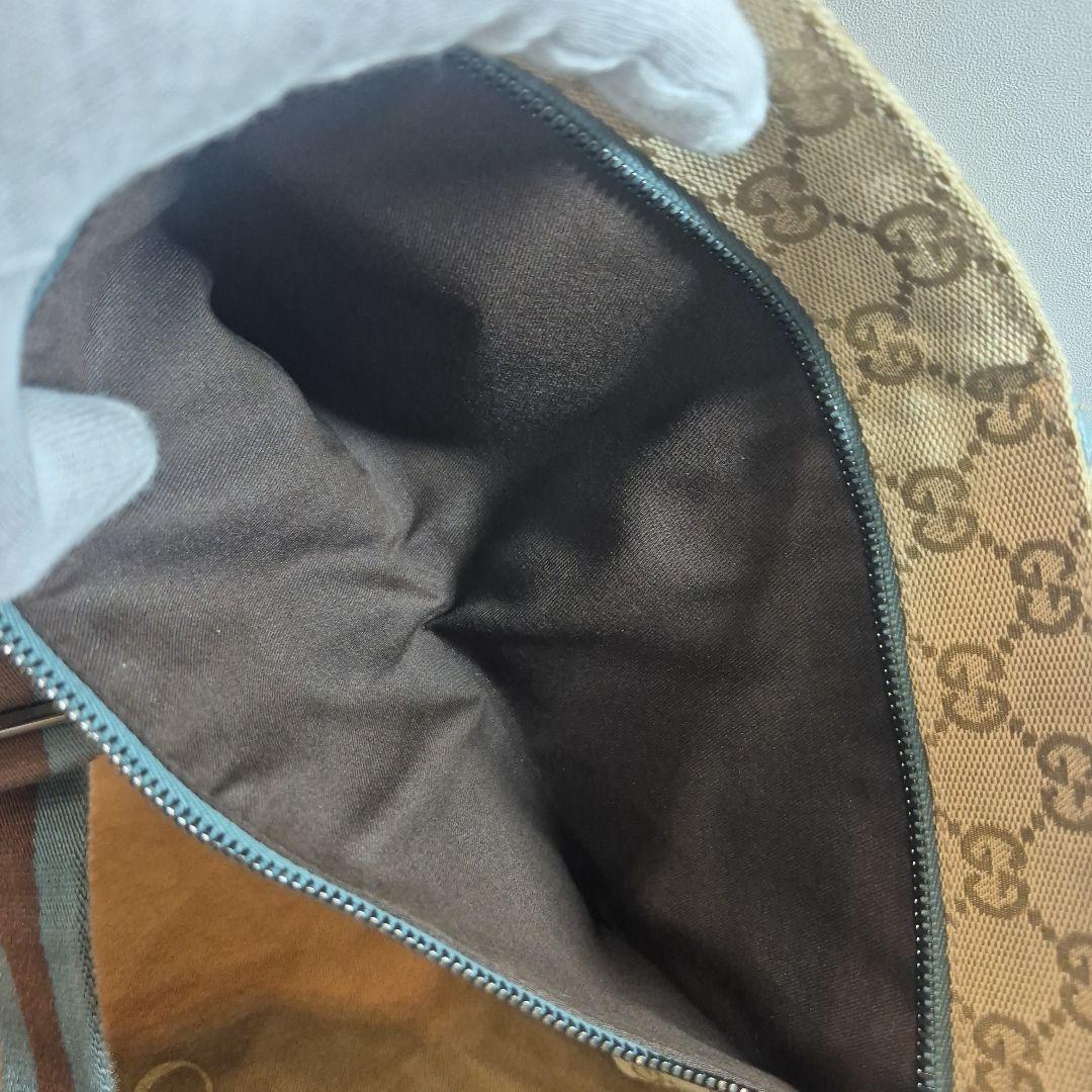 希少　GUCCI GG柄　ウエストバッグ　ボディバッグ　GGキャンバス　シェリー