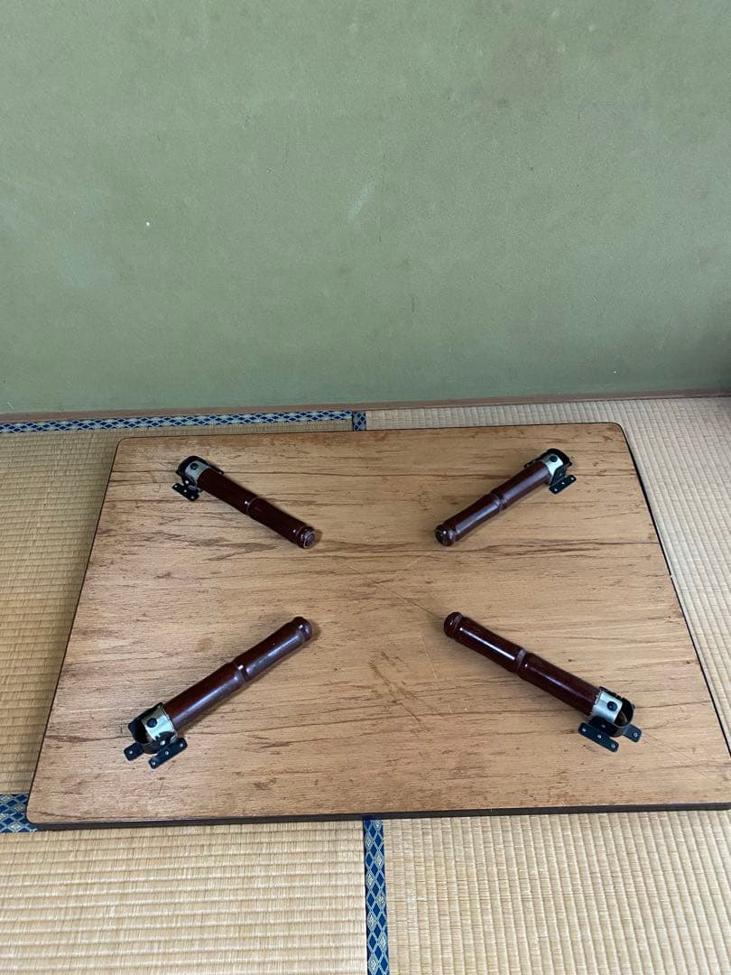 折りたたみ ちゃぶ台 長方形　座卓 昭和レトロ　古民家