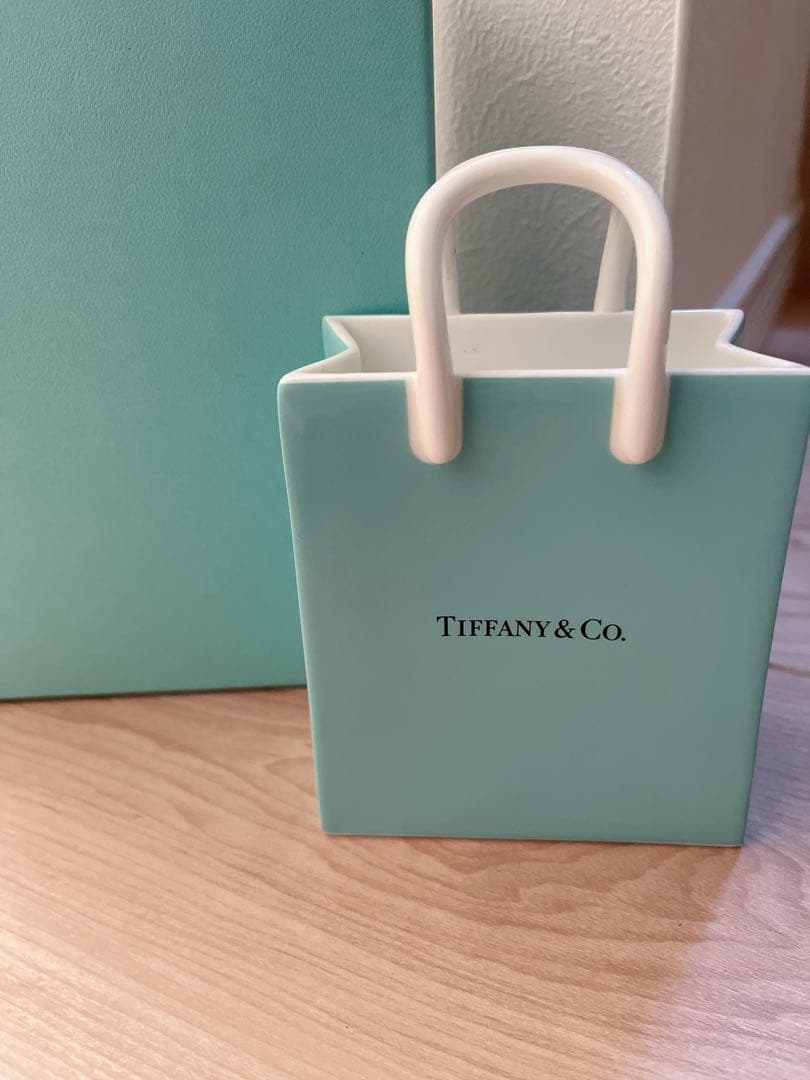 でぃちゃん　Tiffany & Co. バッグ型花瓶　美品　未使用