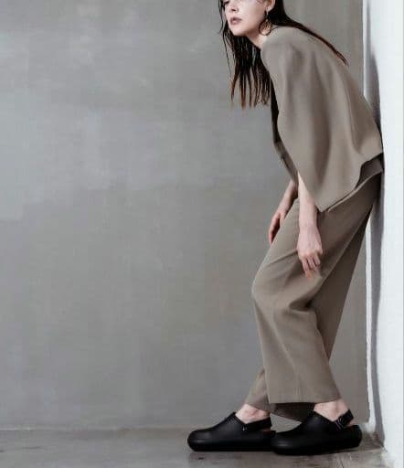 【未使用品】Ethform ブラック TERRE 　M　エフォーム　サボサンダル