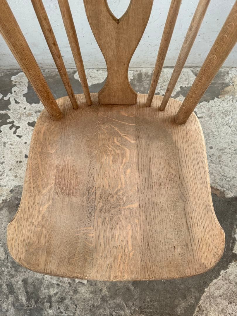 ビンテージ ダイニングチェア　カフェチェア 剥離 no2