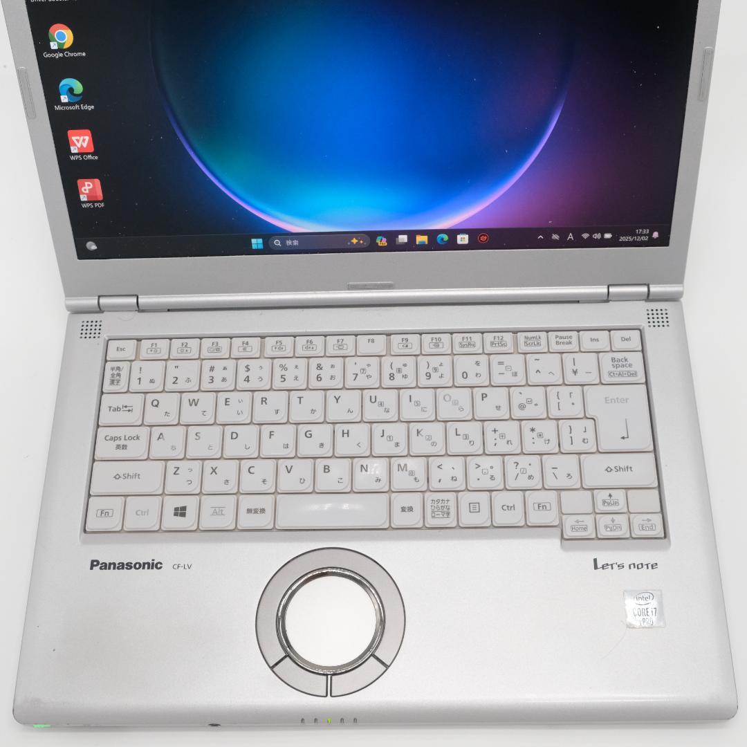 Windowsノート本体 Panasonic CF-LV9 i7/16G SSD512G Win11