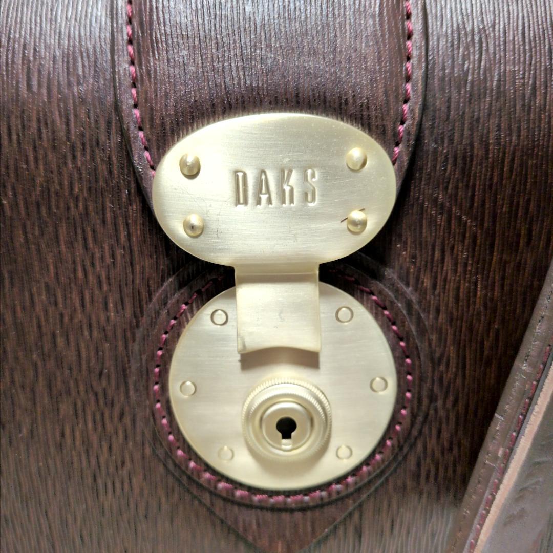 ★DAKS【ダックス】ダレスバッグ/ビジネスバッグ ボルドー ACE製 希少