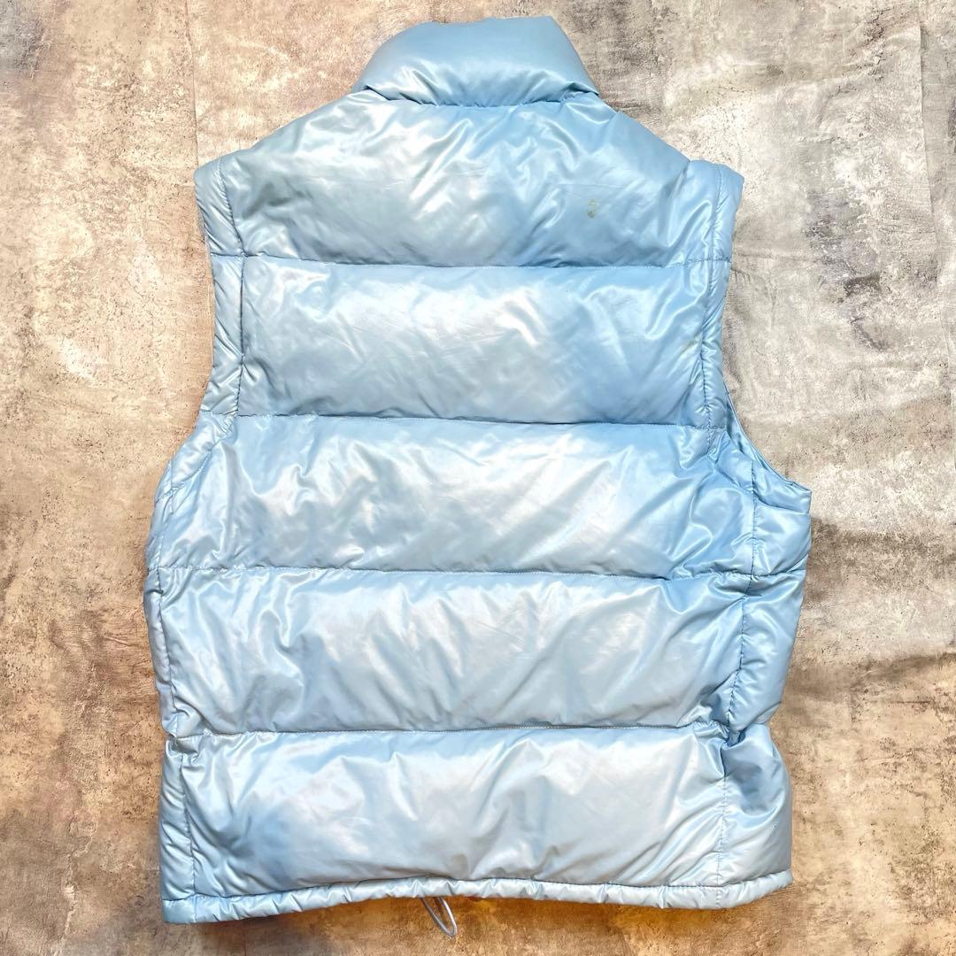 MONCLER モンクレール 2WAY ダウンジャケット ブルー 袖着脱可能