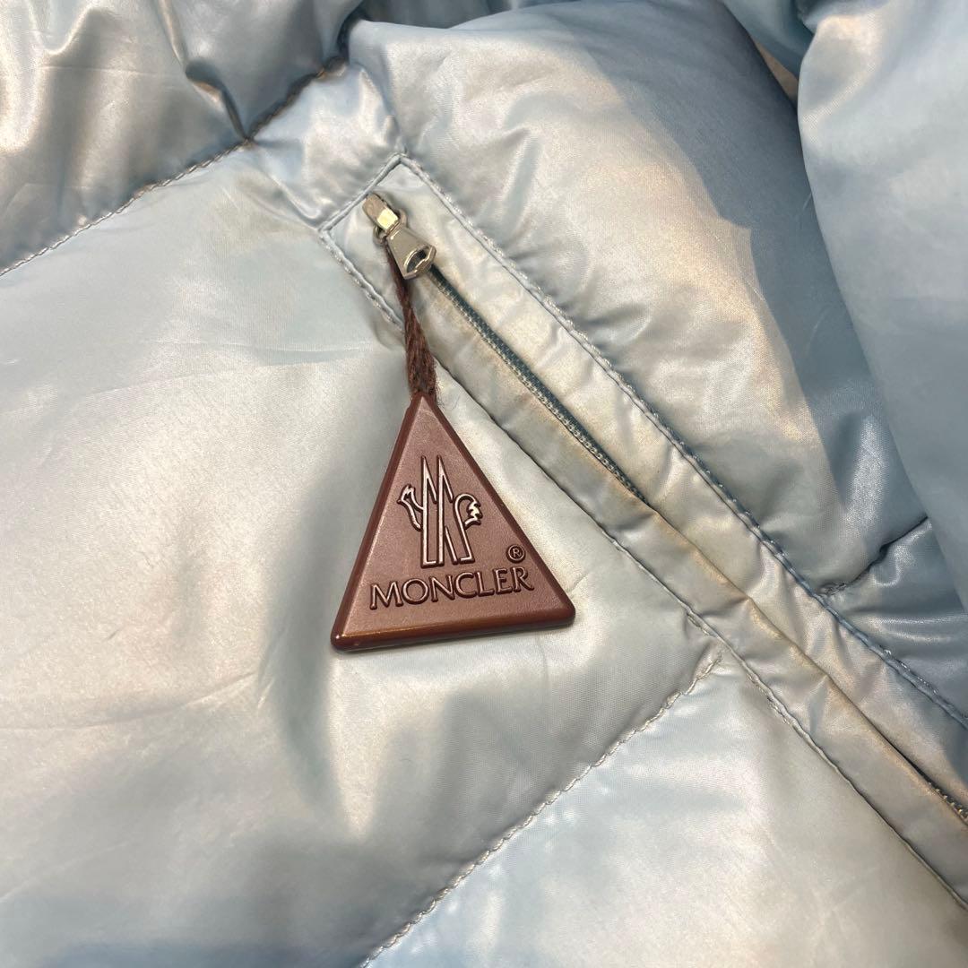 MONCLER モンクレール 2WAY ダウンジャケット ブルー 袖着脱可能