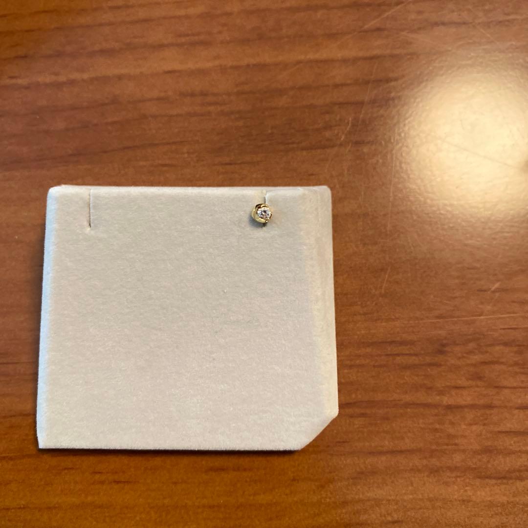 STARJEWELRY K18 ピアスMOON SETTING 片耳のみ