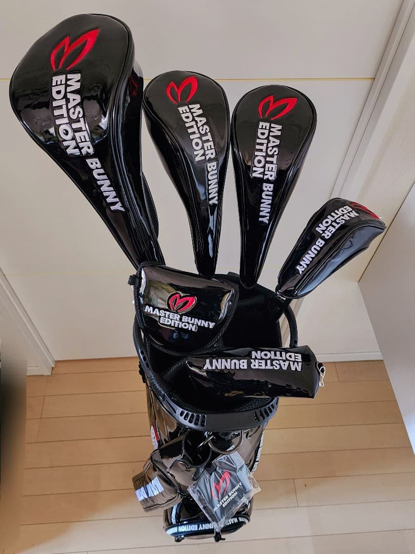 マスターバニー キャディバッグ 新品 エナメル ヘッドカバーセット 希少モデル