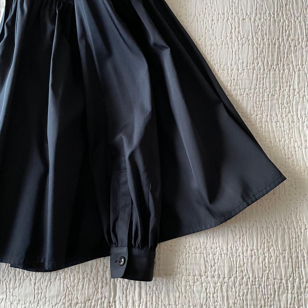 ZANINI コラボARTS&SCIENCE シルクギャザーシャツジャケット