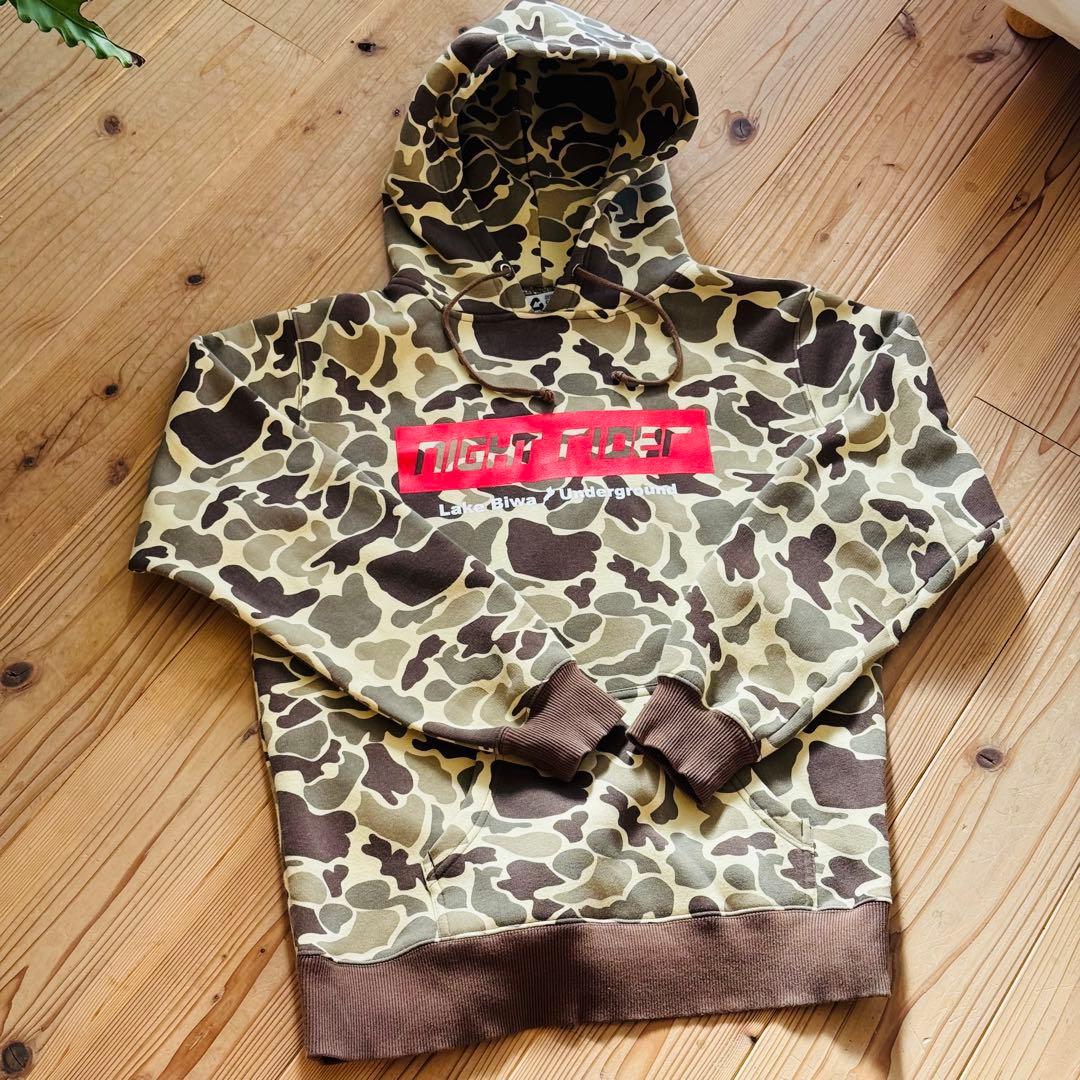 【希少】Bass Fishing Underground パーカー カモフラ