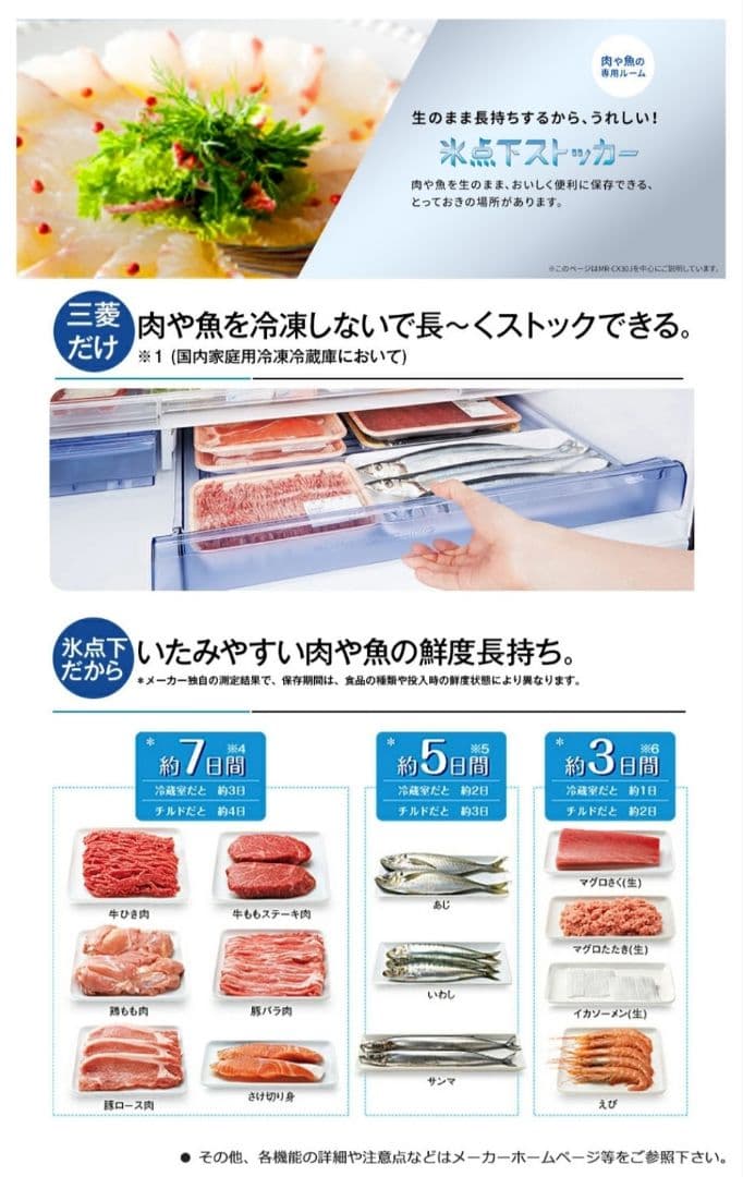 三菱電機 冷蔵庫272L グロッシーブラウン MR-CX27D-BR