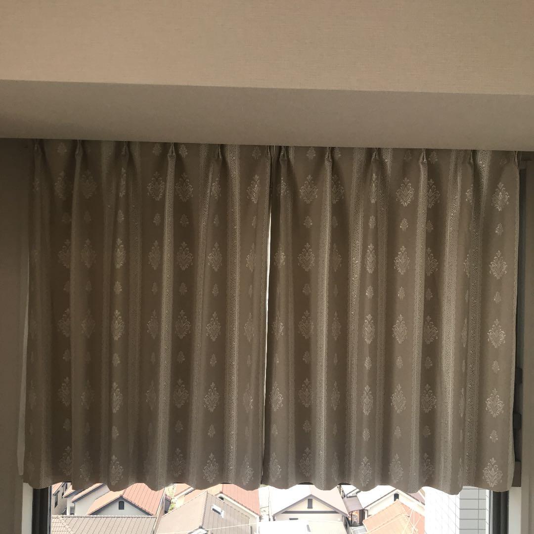 【4枚組】カーテン+カーテンレース