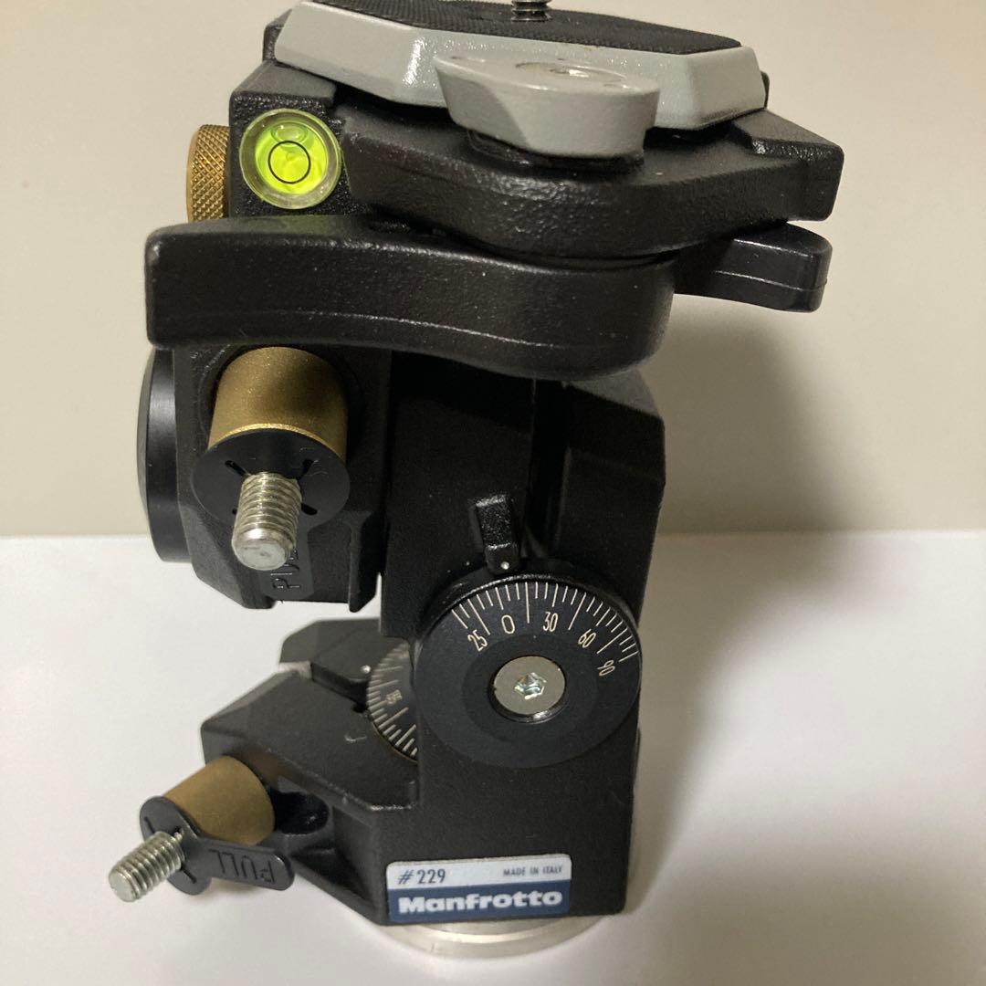 Manfrotto 三脚ヘッド 角度調整付き