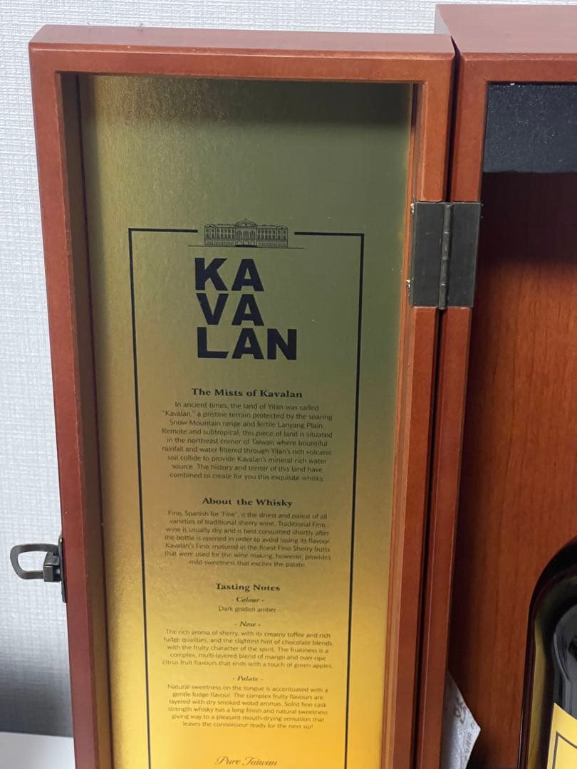 新品未使用 KAVALAN FINO ウイスキー 700ml 木箱入り