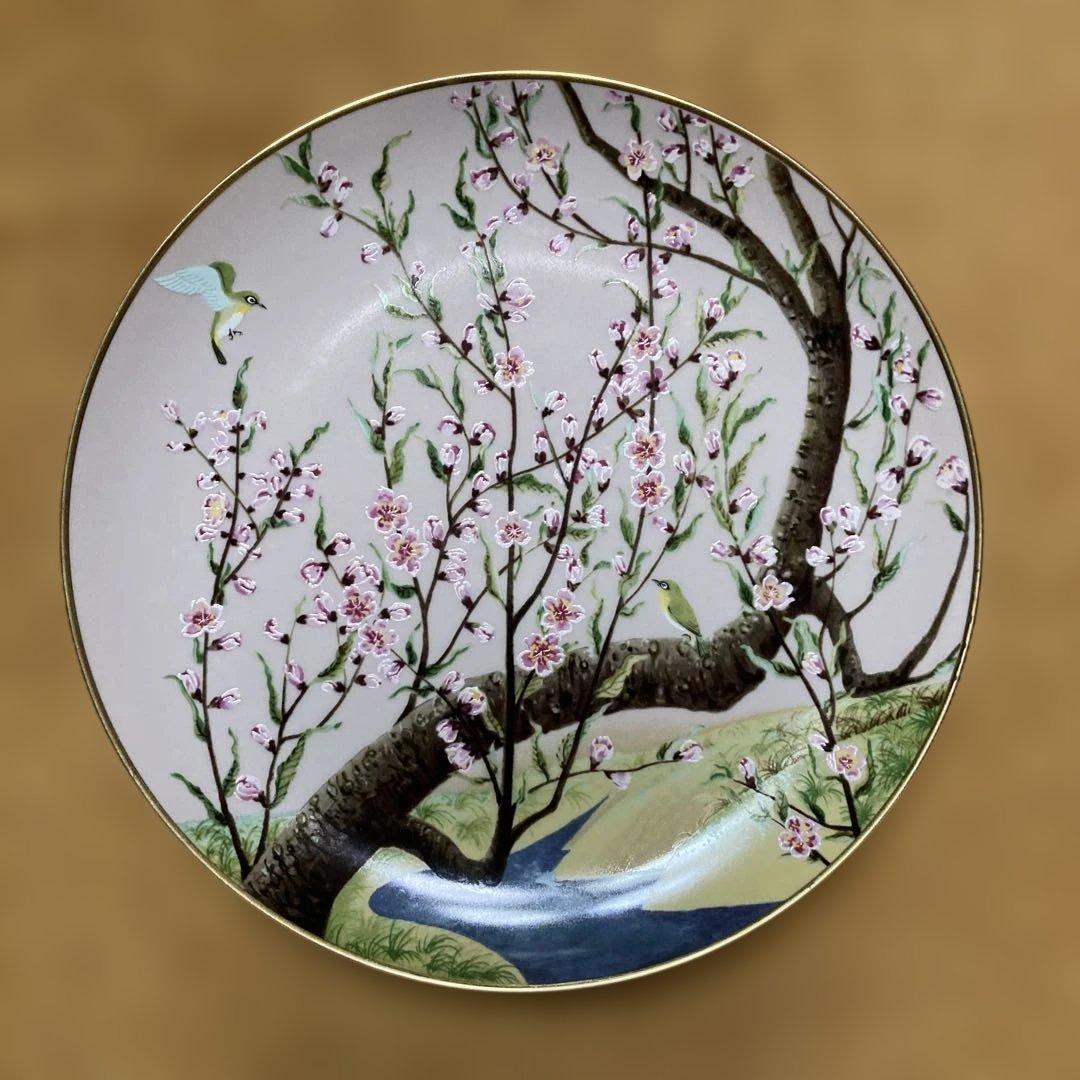 フランクリンポーセリン 花鳥十二か月 飾皿コレクション　野畑直子作　4枚欠品